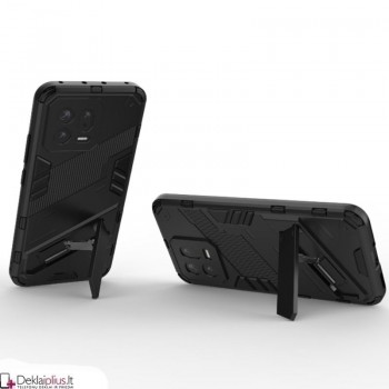 Smūgiams atsparus dėklas su kojele - juodas (Xiaomi 13) Smūgiams atsparus dėklas su kojele - juodas (Xiaomi 13)